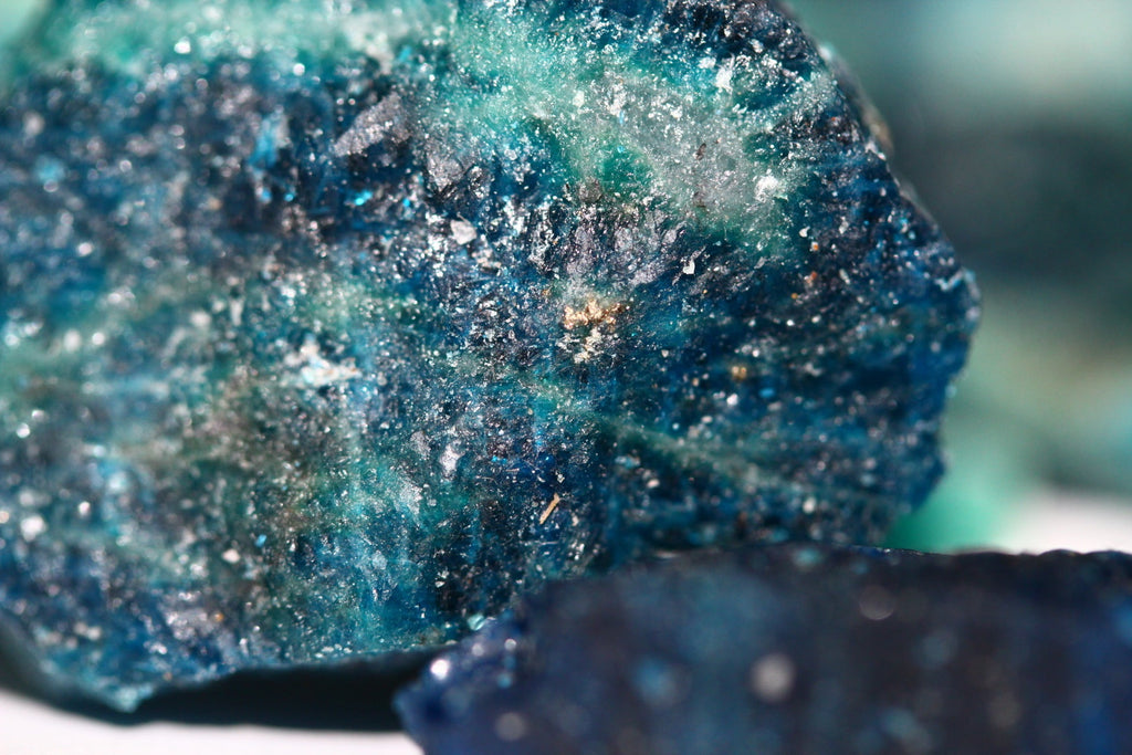Macro view of Afghanite stone