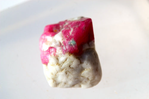 26 Carats Thumbnail Specimen Ruby Crystal on Metrix