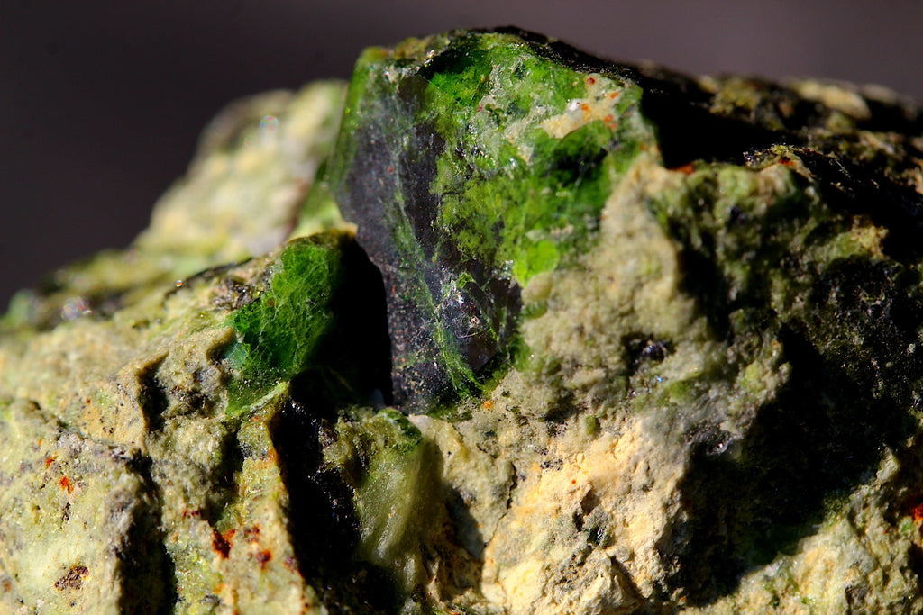 Natural Green Demantoid crystal