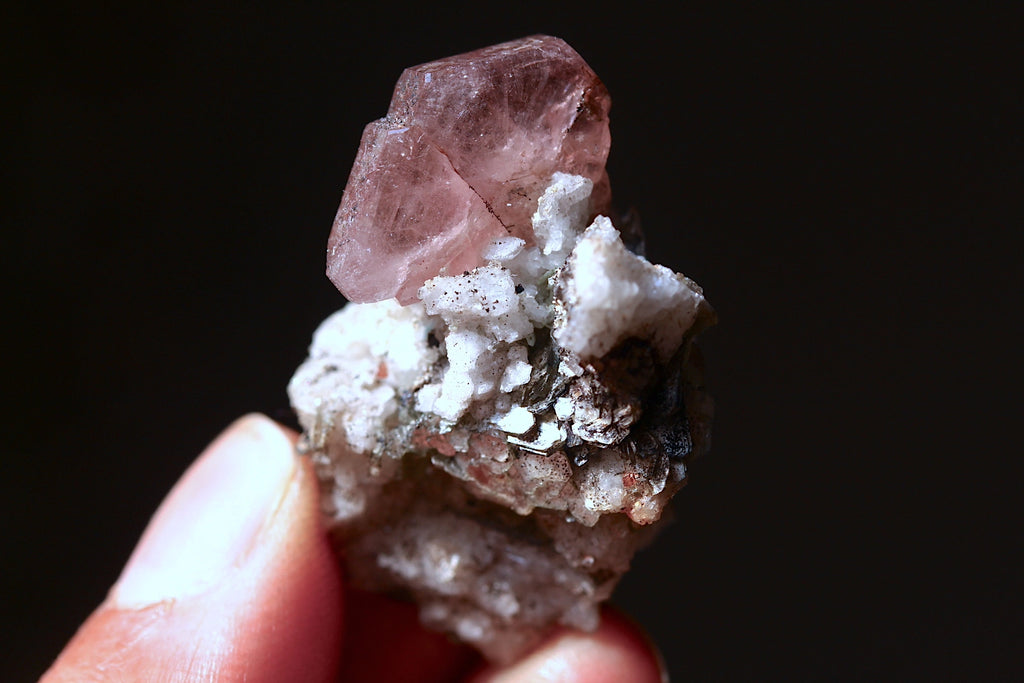 12.3 Grams Rare Pink Apatite with Mica