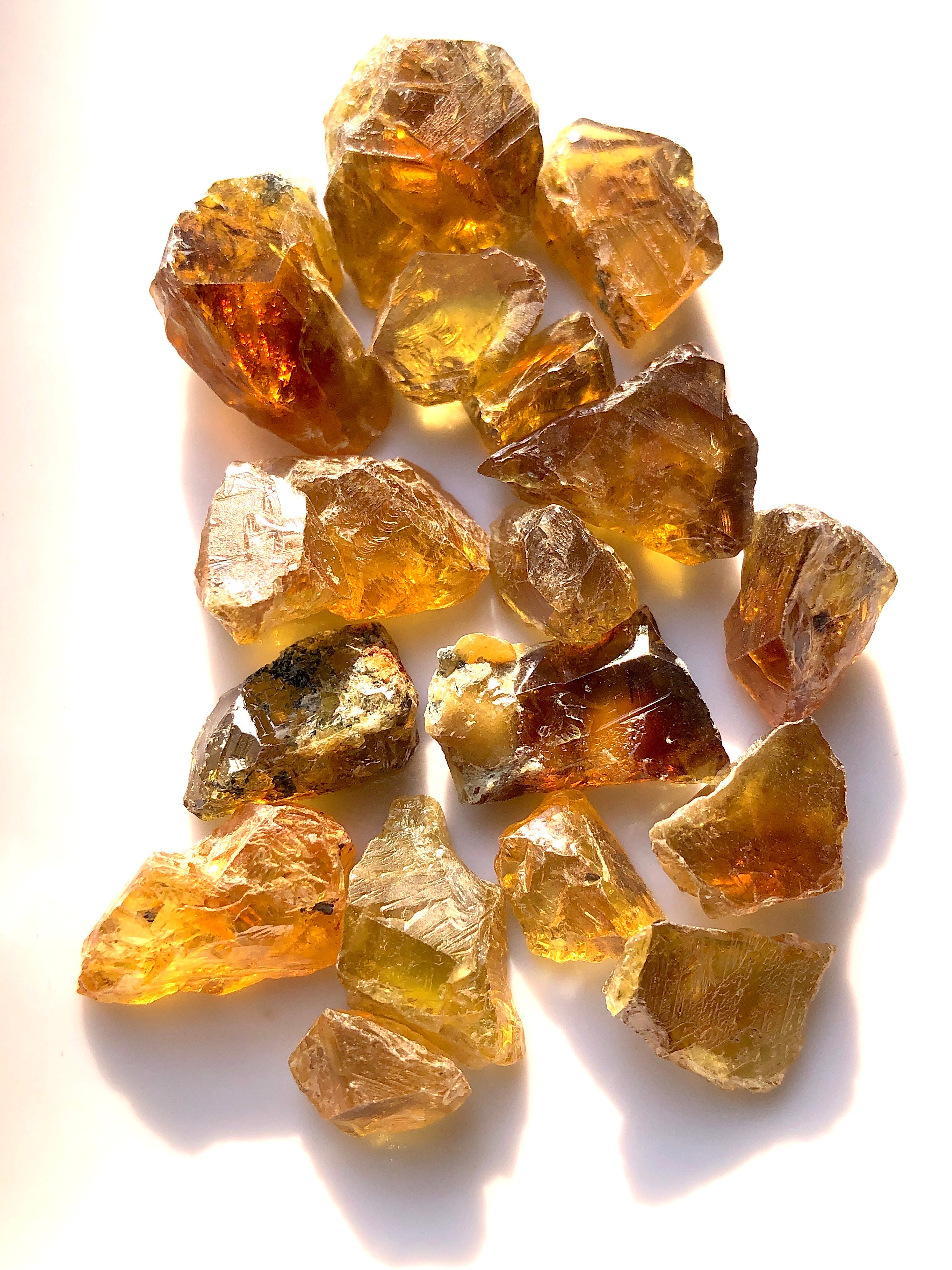 Rare raw gemstones for Lapidary