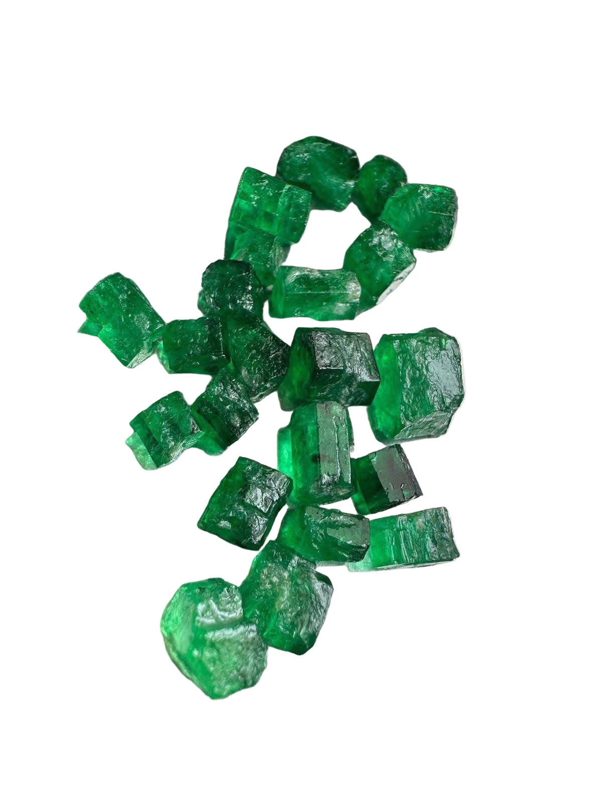 You Also May Like These Raw Emerald Crystals