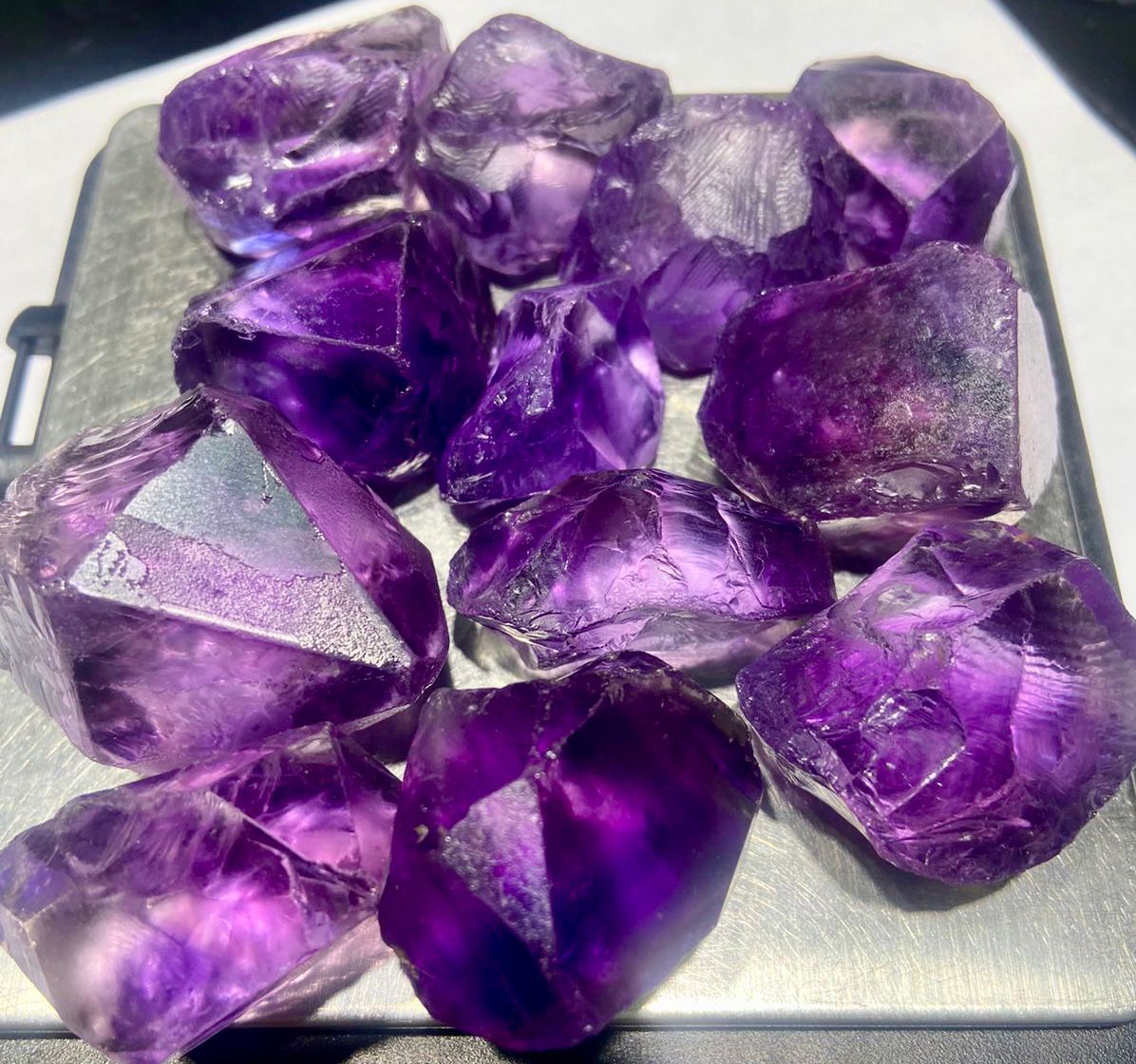 You May Also Like These Raw Purple Amethyst Crystals