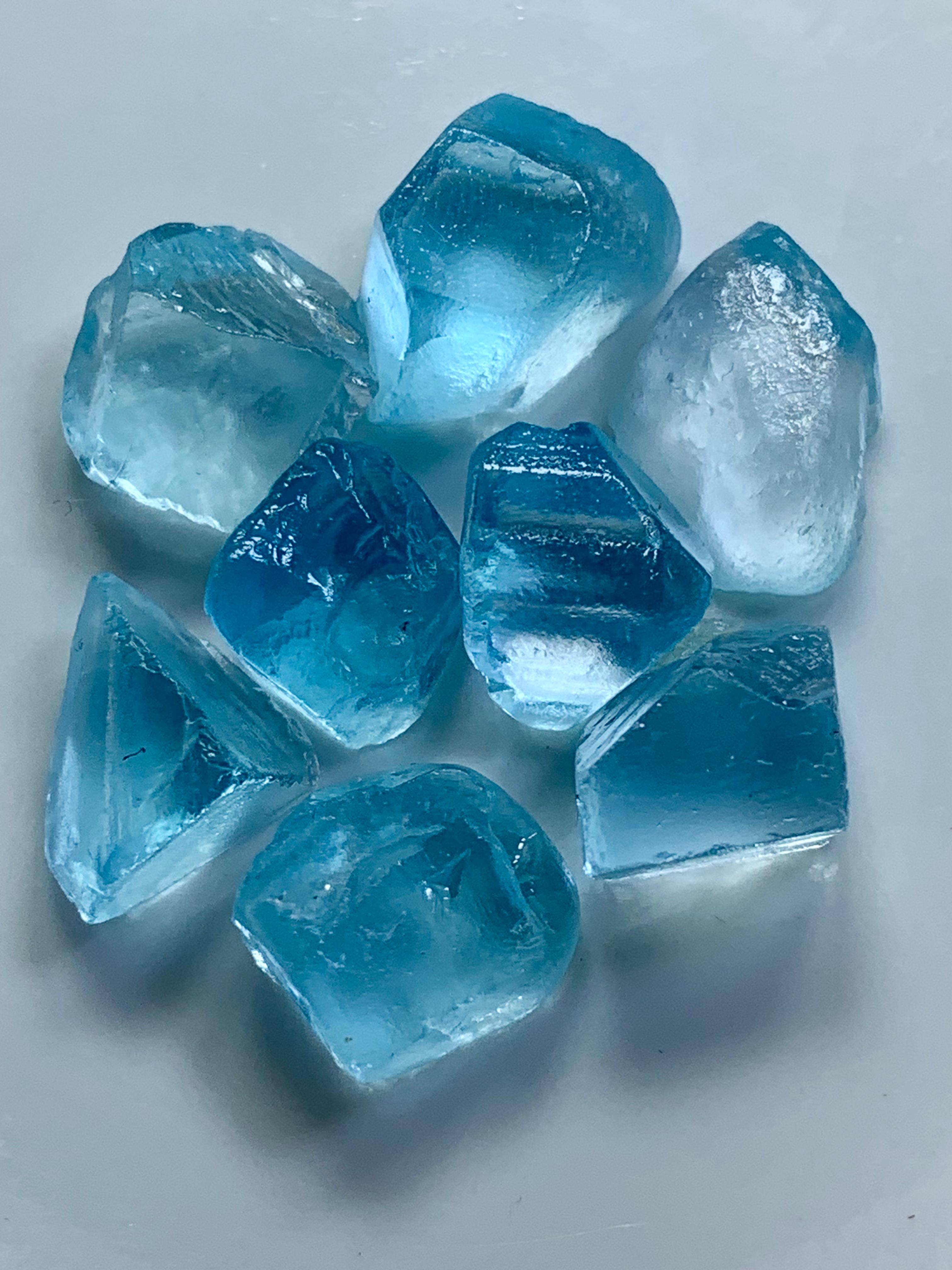Shop Online Facet Raw Swiss Blue Topaz