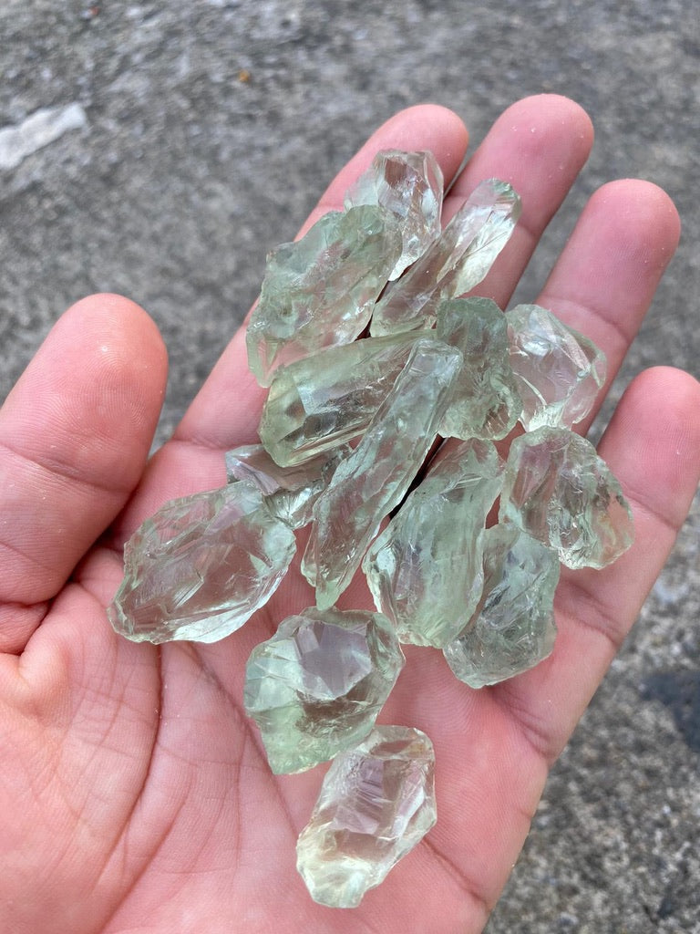 Buy Rough Prasiolite Stone - Green Amethyst 