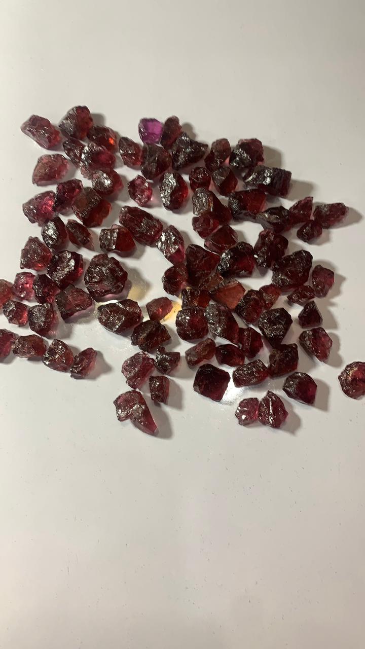 Buy This Raw Rhodolite Garnet Crystals