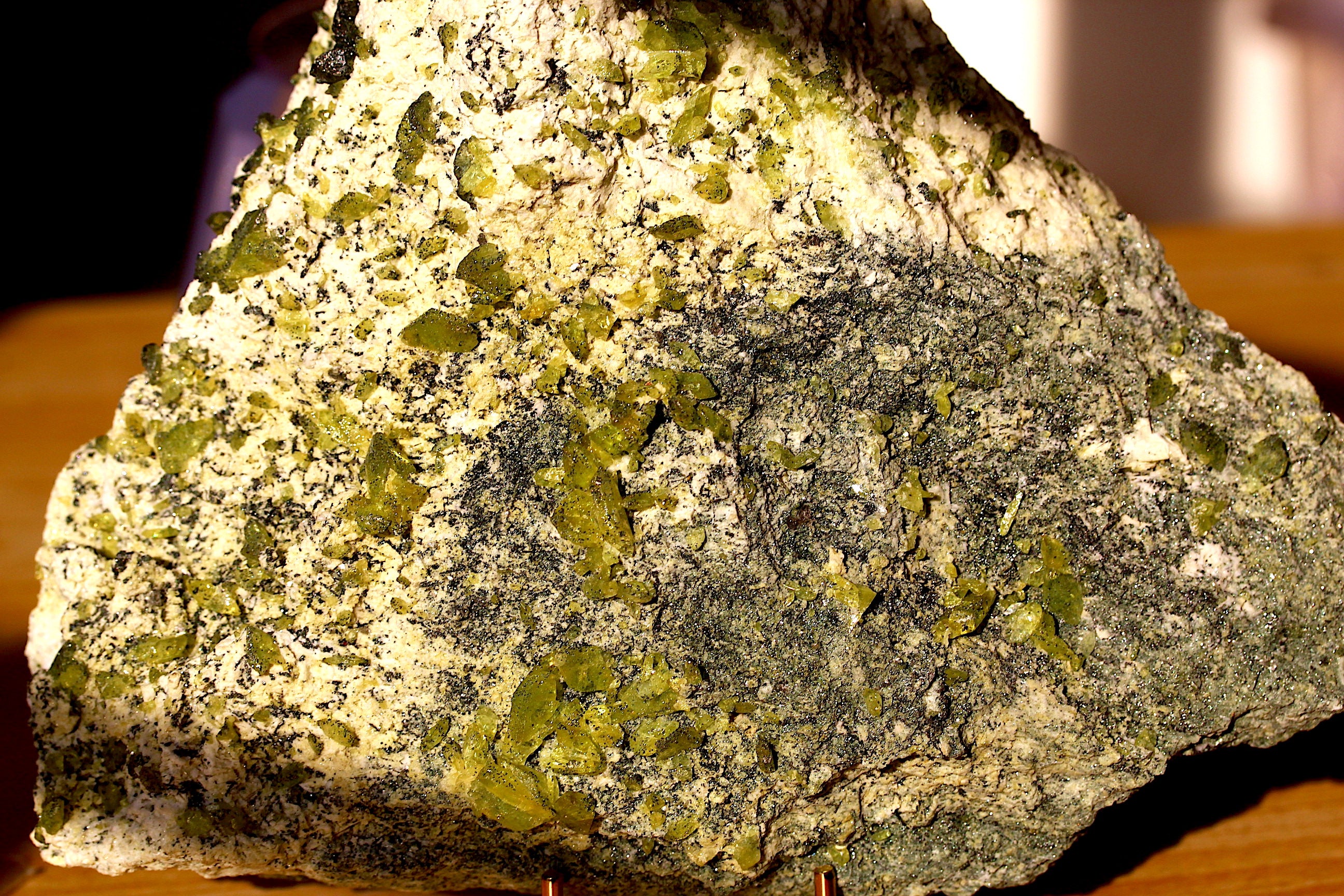 716 Gram Aesthetic Rare Green Titanite / Sphene on Matrix from Fata Pakistan