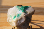 67 Grams Vivid Green Swat Emerald on Clacite
