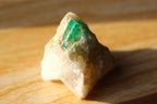 Light Green Swat Emerald Crystal on Calcite