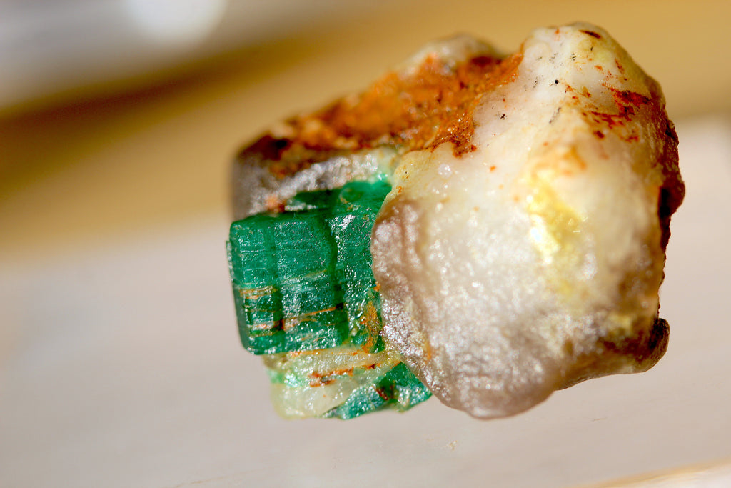 Emerald matrix specimen