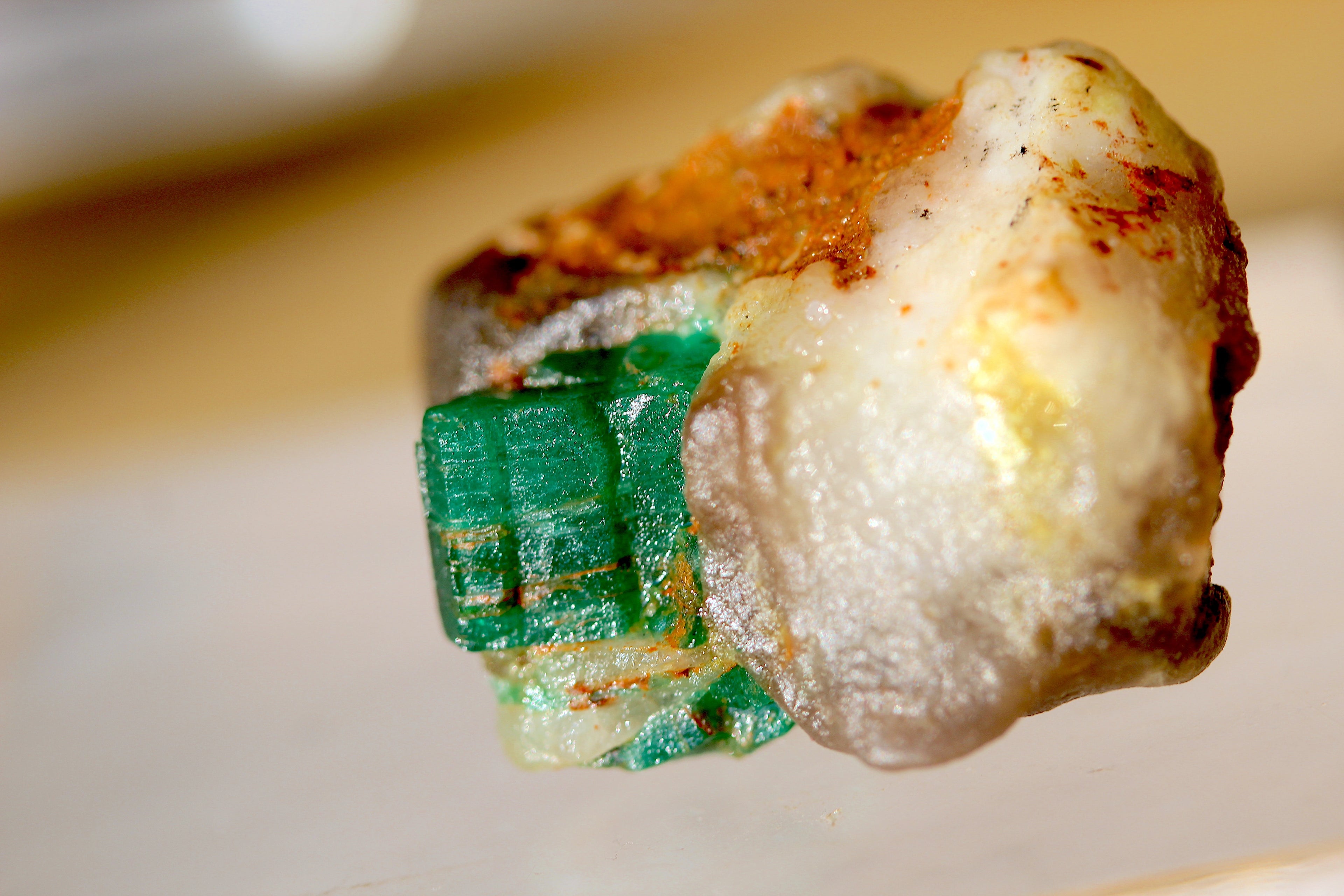 Emerald matrix specimen
