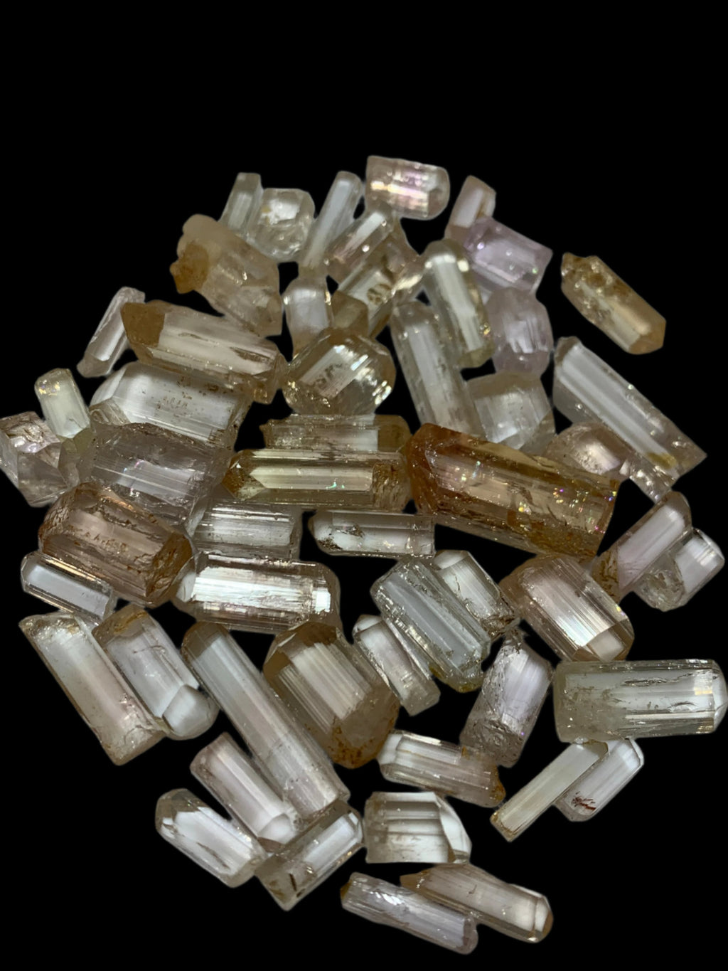 280 carats Natural Terminated Katlang Topaz  Raw Crystals | Imperial Golden Topaz