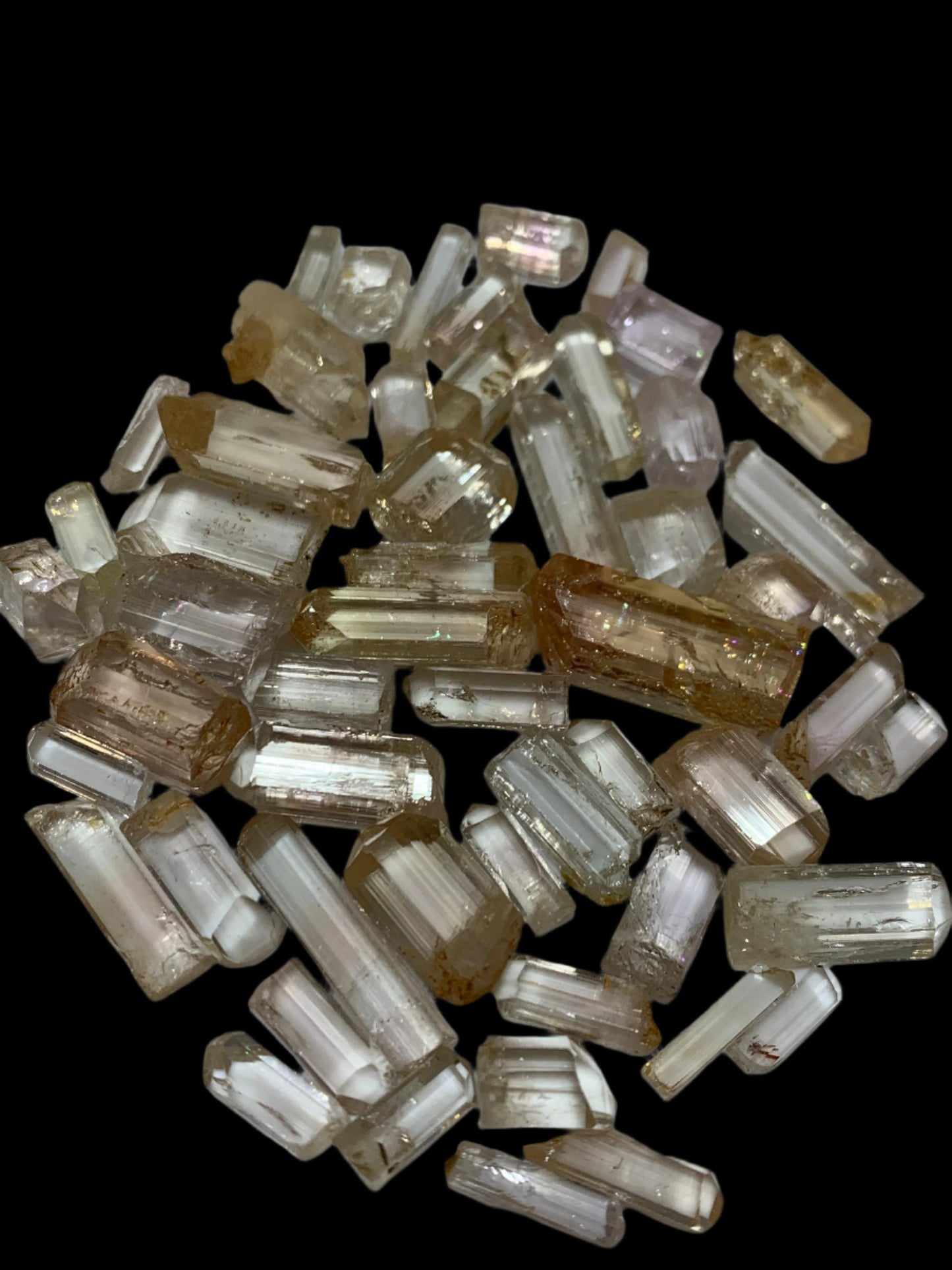 280 carats Natural Terminated Katlang Topaz  Raw Crystals | Imperial Golden Topaz
