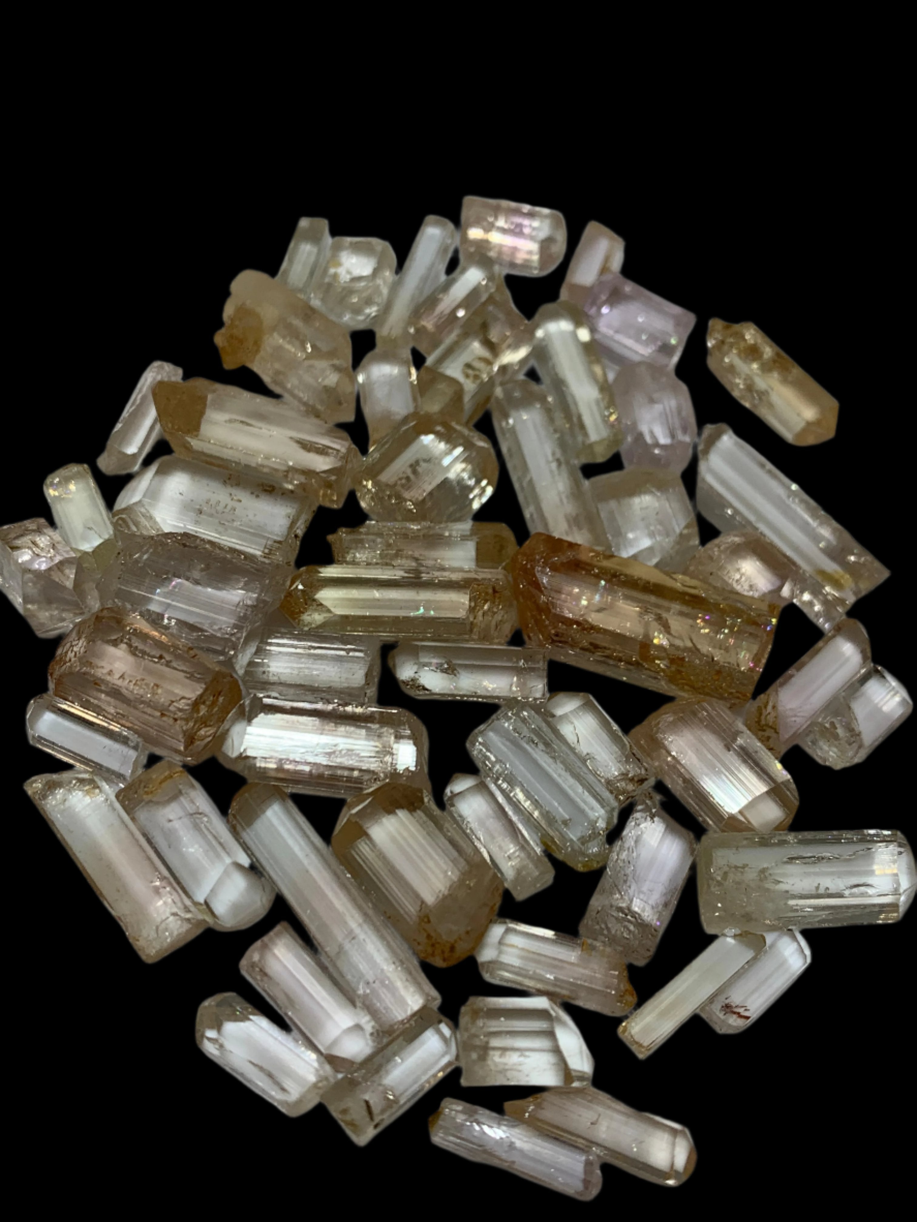 280 carats Natural Terminated Katlang Topaz  Raw Crystals | Imperial Golden Topaz