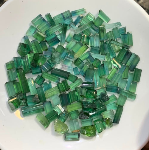40 gram lot of Raw Tourmaline Crystals