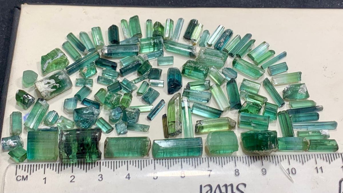 Buy Green Tourmaline Crystals Package