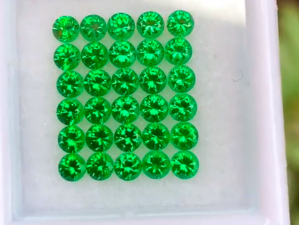 Tsavorite Garnets 