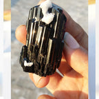 Black Tourmaline Combined Crystals  | Fine Mineral Specimen