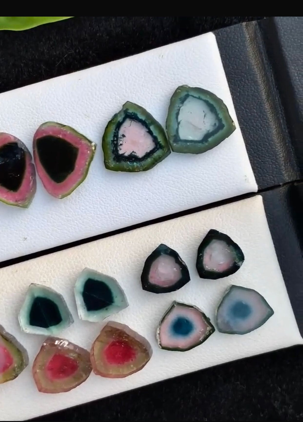 Shop Watermelon Tourmaline Slices Pairs