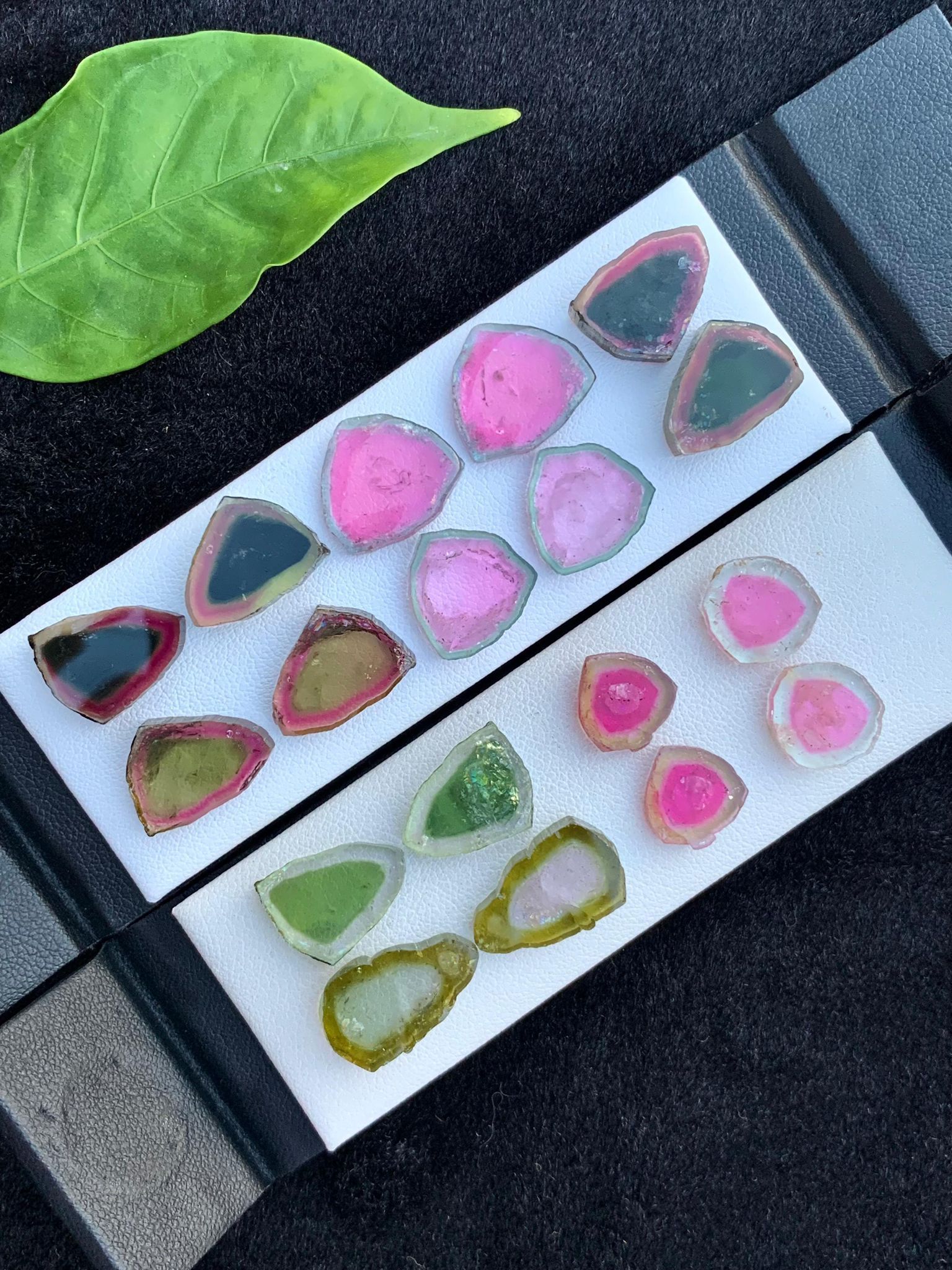 watermelon Tourmaline loose gem stones for sale