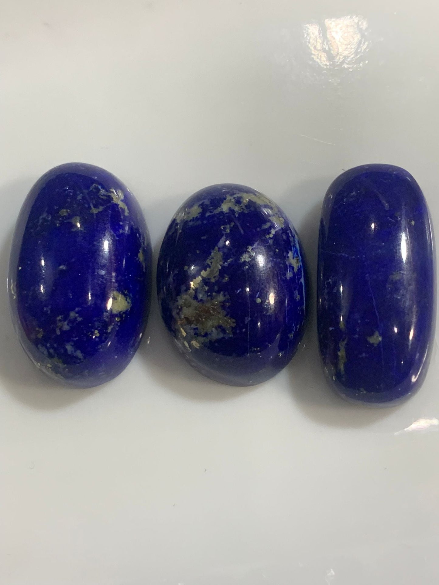 Natural lapis lazuli cabochons  75.65ct