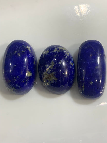 Natural lapis lazuli cabochons  75.65ct