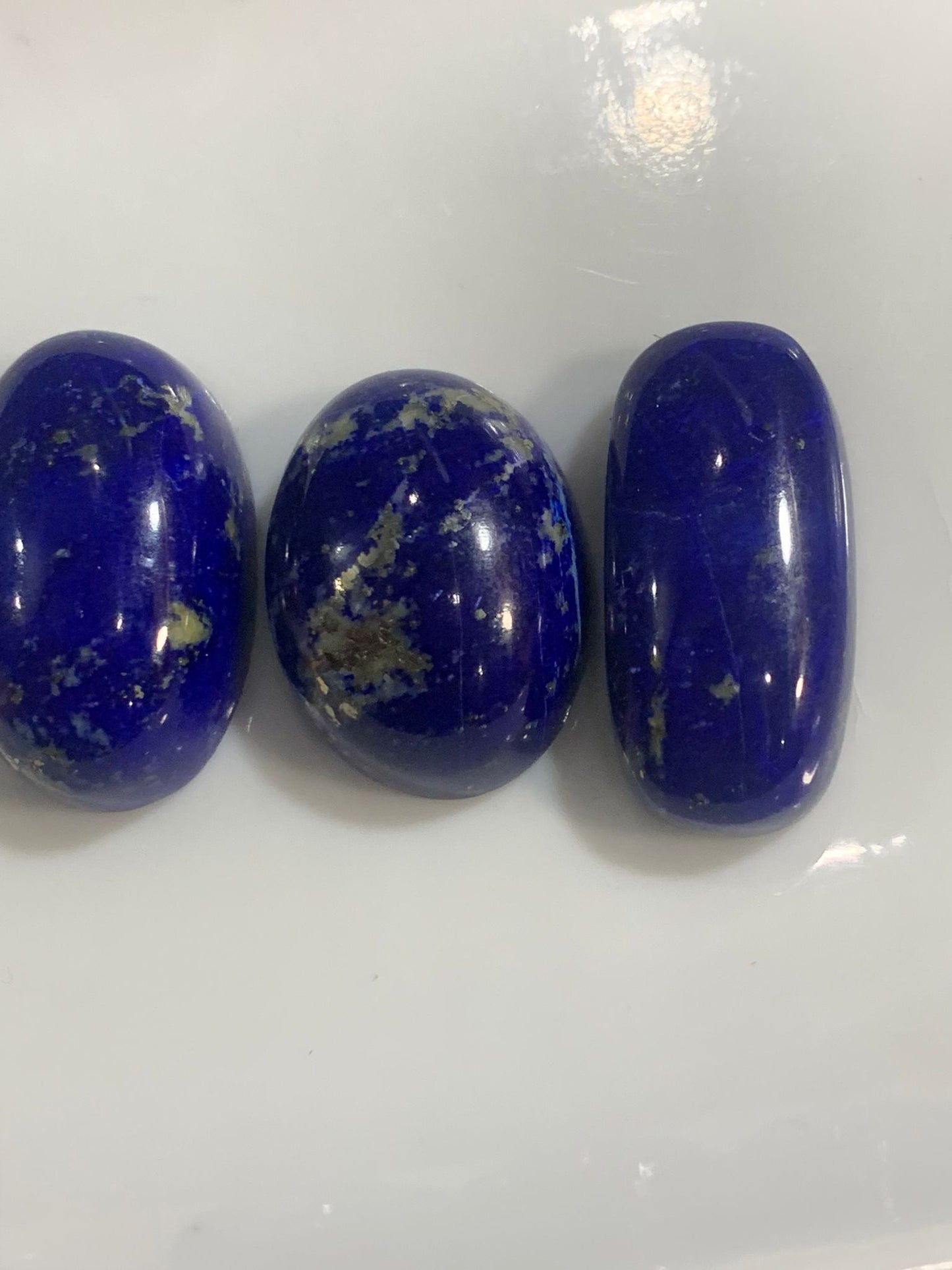 Natural lapis lazuli cabochons  75.65ct