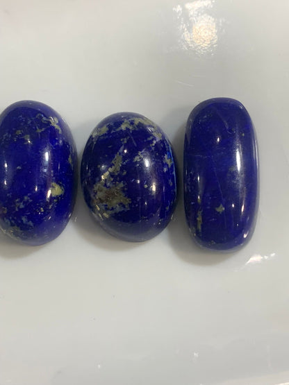 Natural lapis lazuli cabochons  75.65ct