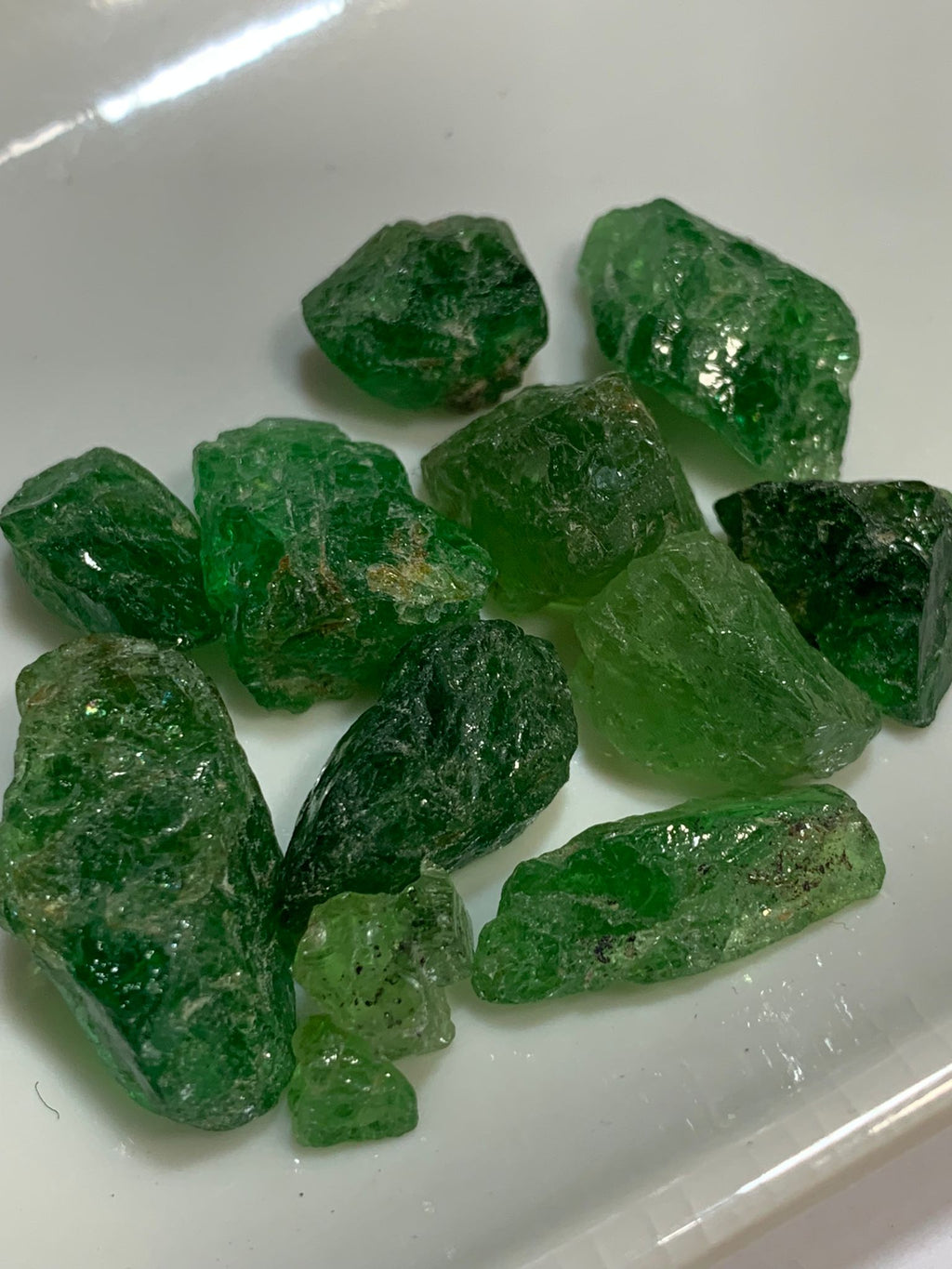 133 Carat Rough Tasovrite Garnets for Lapidary Work