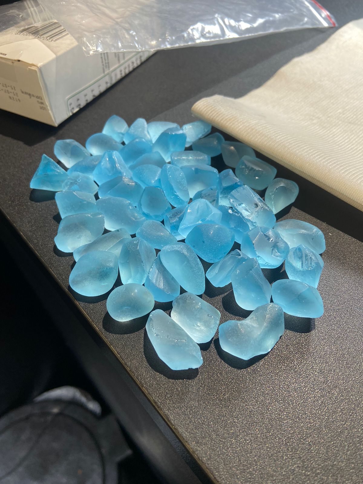 Facet Grade Raw Topaz Deals | Swiss Blue Topaz Rough Stones for Faceting