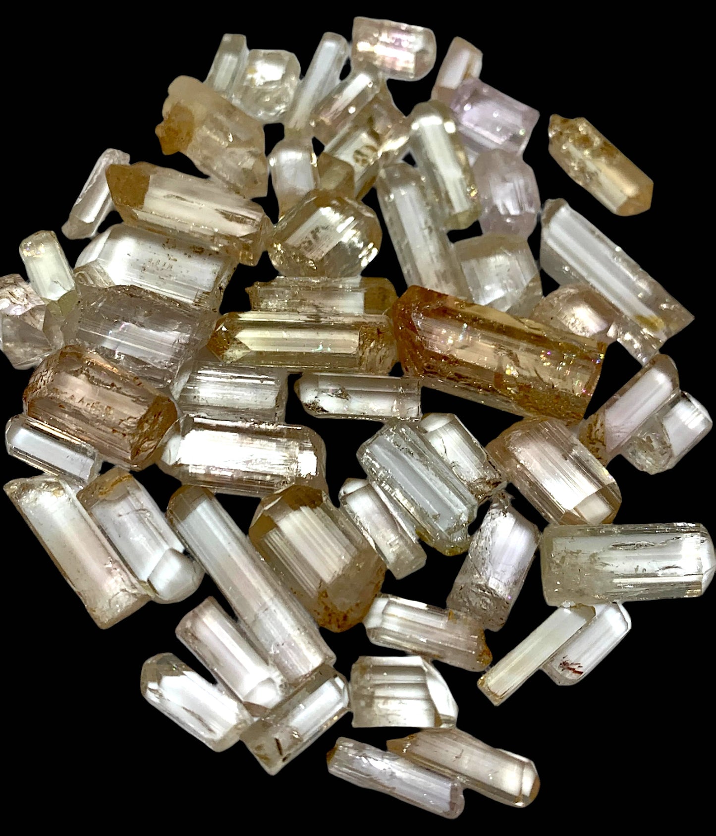 280 carats Natural Terminated Katlang Topaz  Raw Crystals | Imperial Golden Topaz