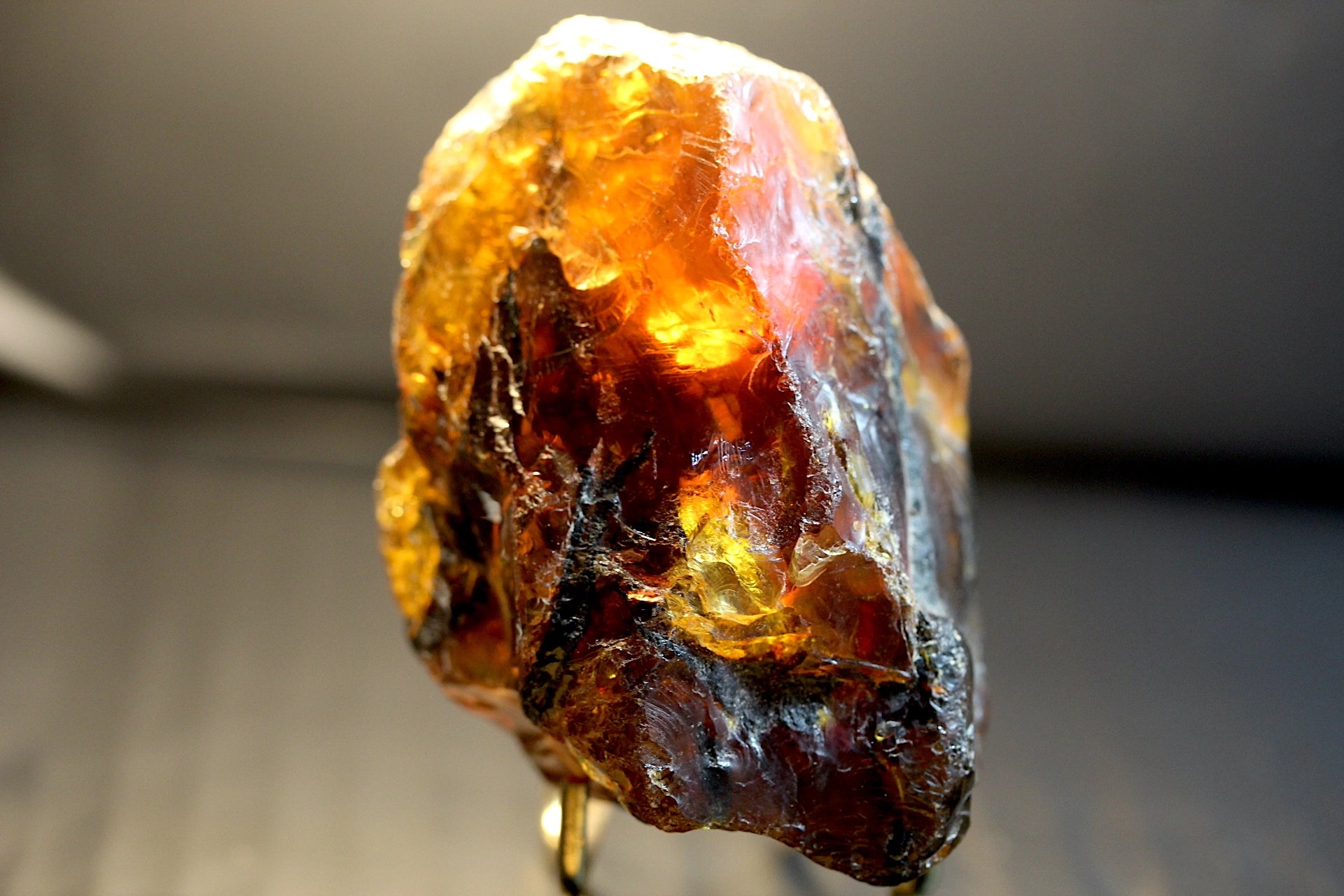 74g Raw Burmese Amber Specimen — Natural Fossil Resin, Myanmar Origin