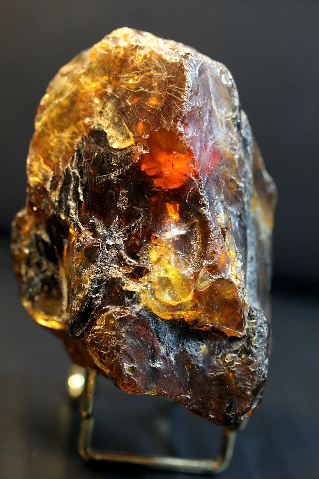 74g Raw Burmese Amber Specimen — Natural Fossil Resin, Myanmar Origin