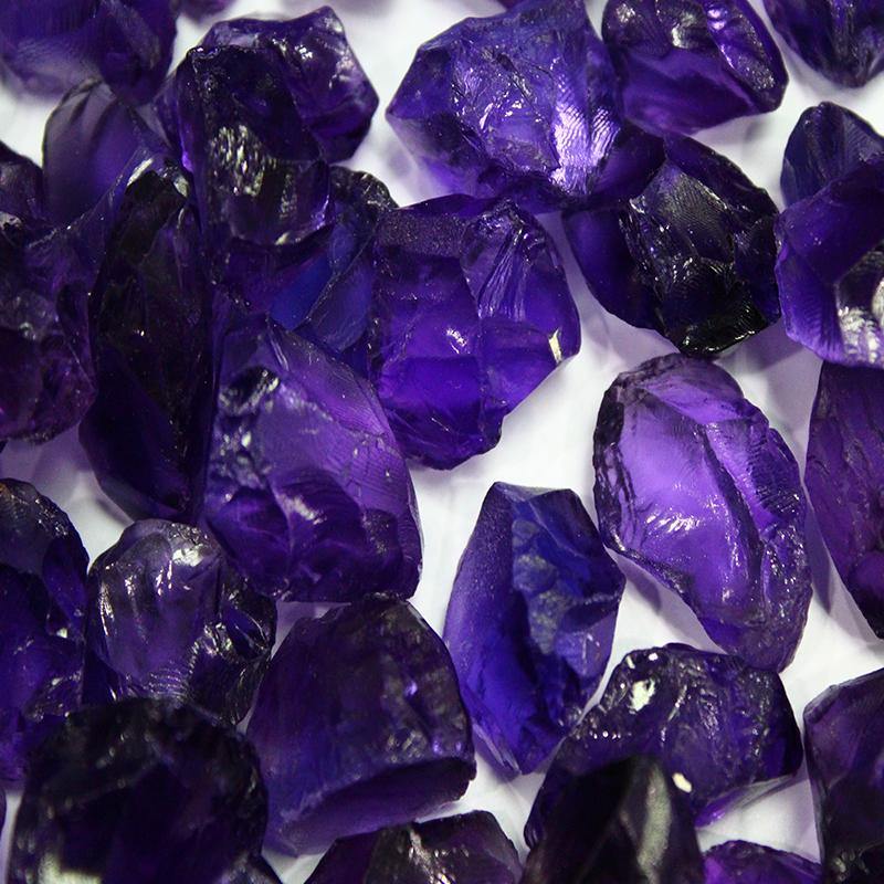 Deals of Dark Purple Amethyst Faceting Rough Stones -Lapidary