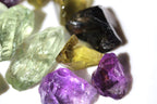 100 Grams / 500 Carats Rough Facet Grade Rough Amethyst, Lemon Quartz, Prasiolite, Citrine