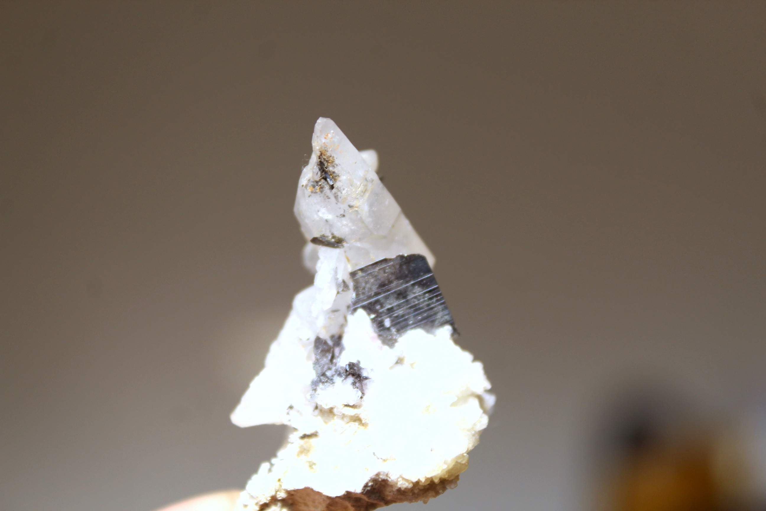 10 grams Miniature Brookite on Quartz Crystal from Pakistan