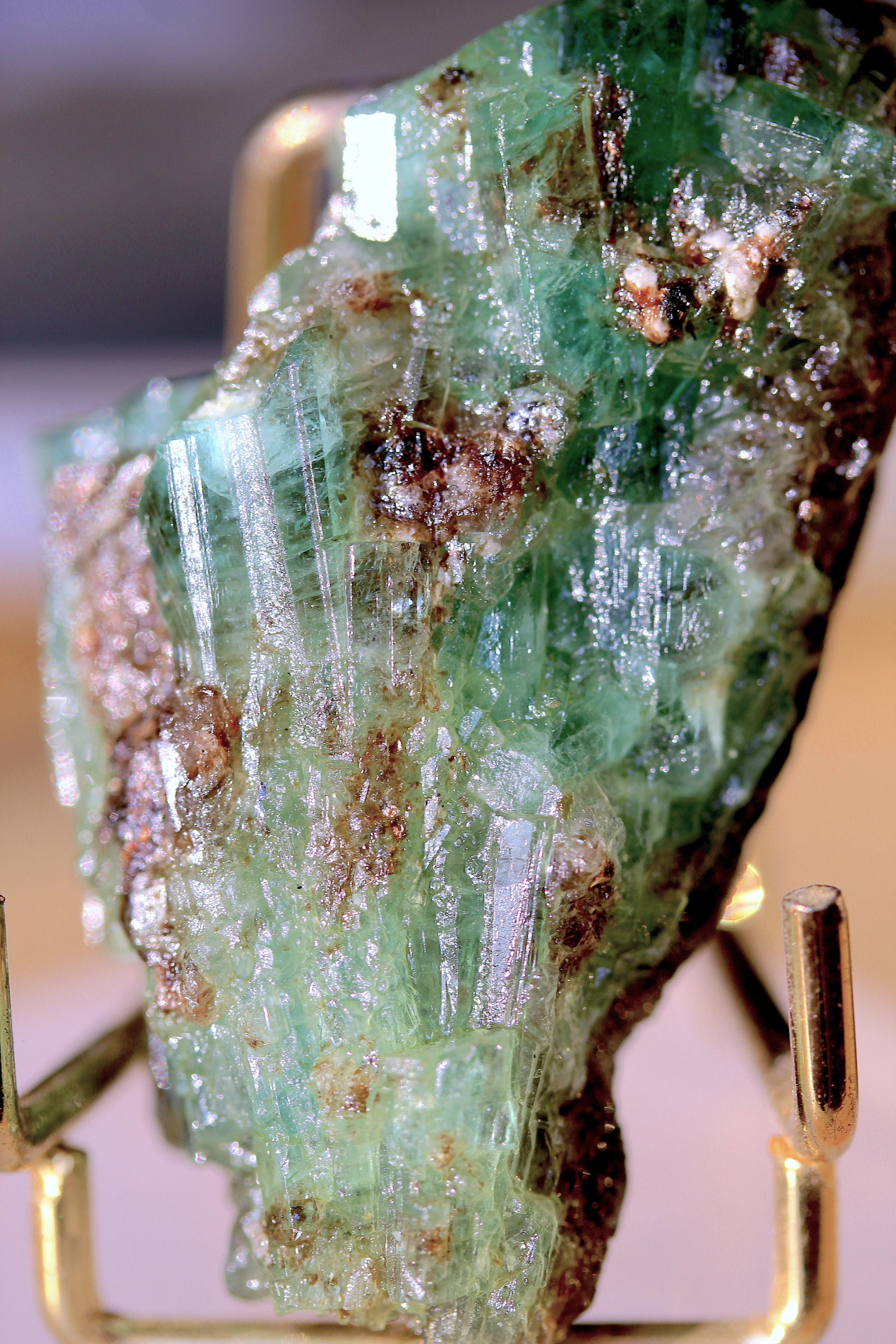 51 Grams Rare Emerald Multiple Intergrown Prismatic Crystals - Chitral Pakistan