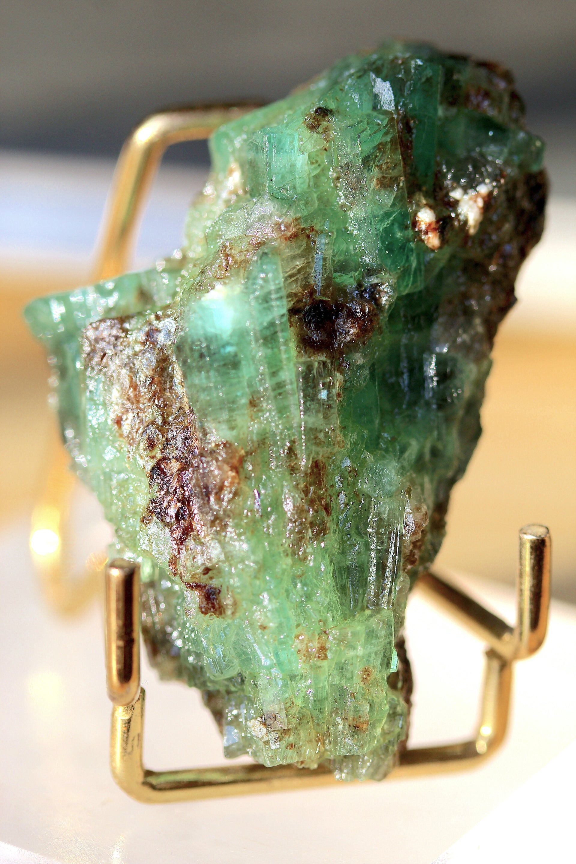 51g Natural Emerald Crystal Cluster Specimen - Chitral Pakistan 51g Natural Emerald Crystal Cluster Specimen - Chitral Pakistan