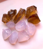 facet grade rough Lavender Quartz Citrine