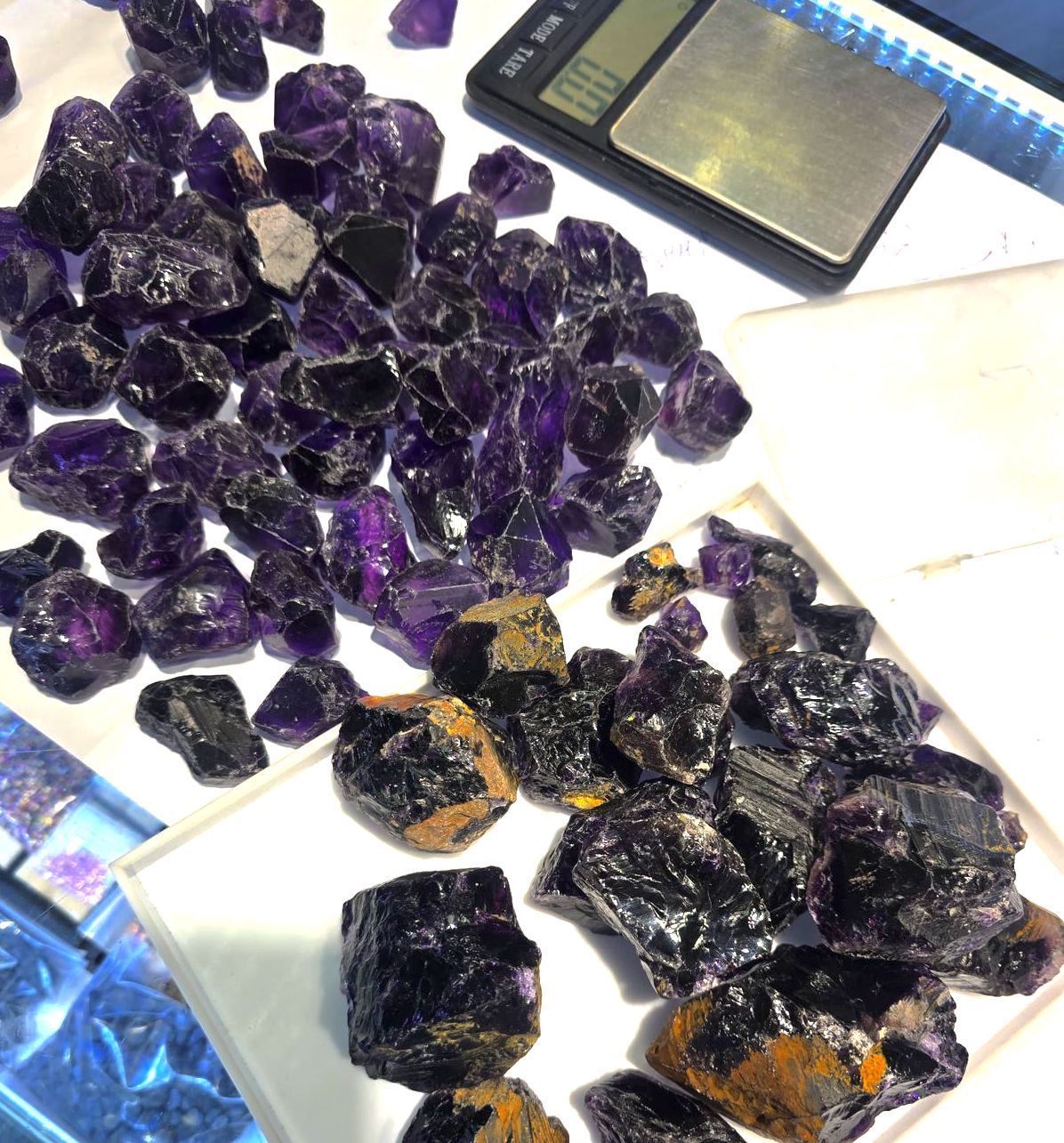 Big Size Deep Purple Rwanda Amethyst Rough Stones Deals