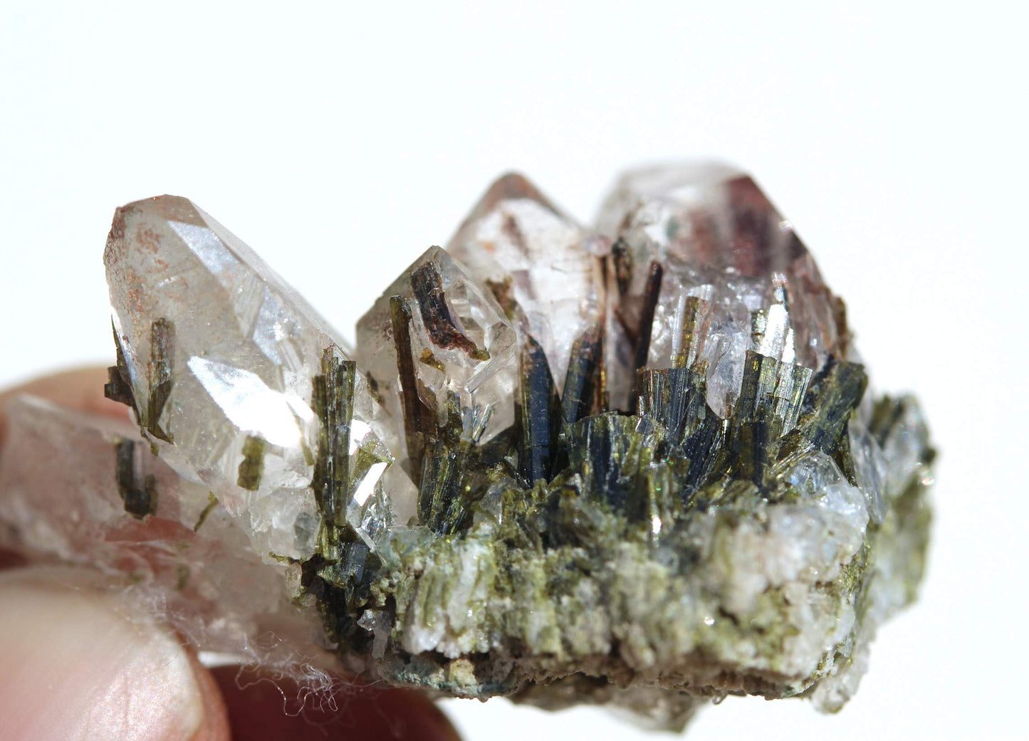 epidote with quartz crystal 4