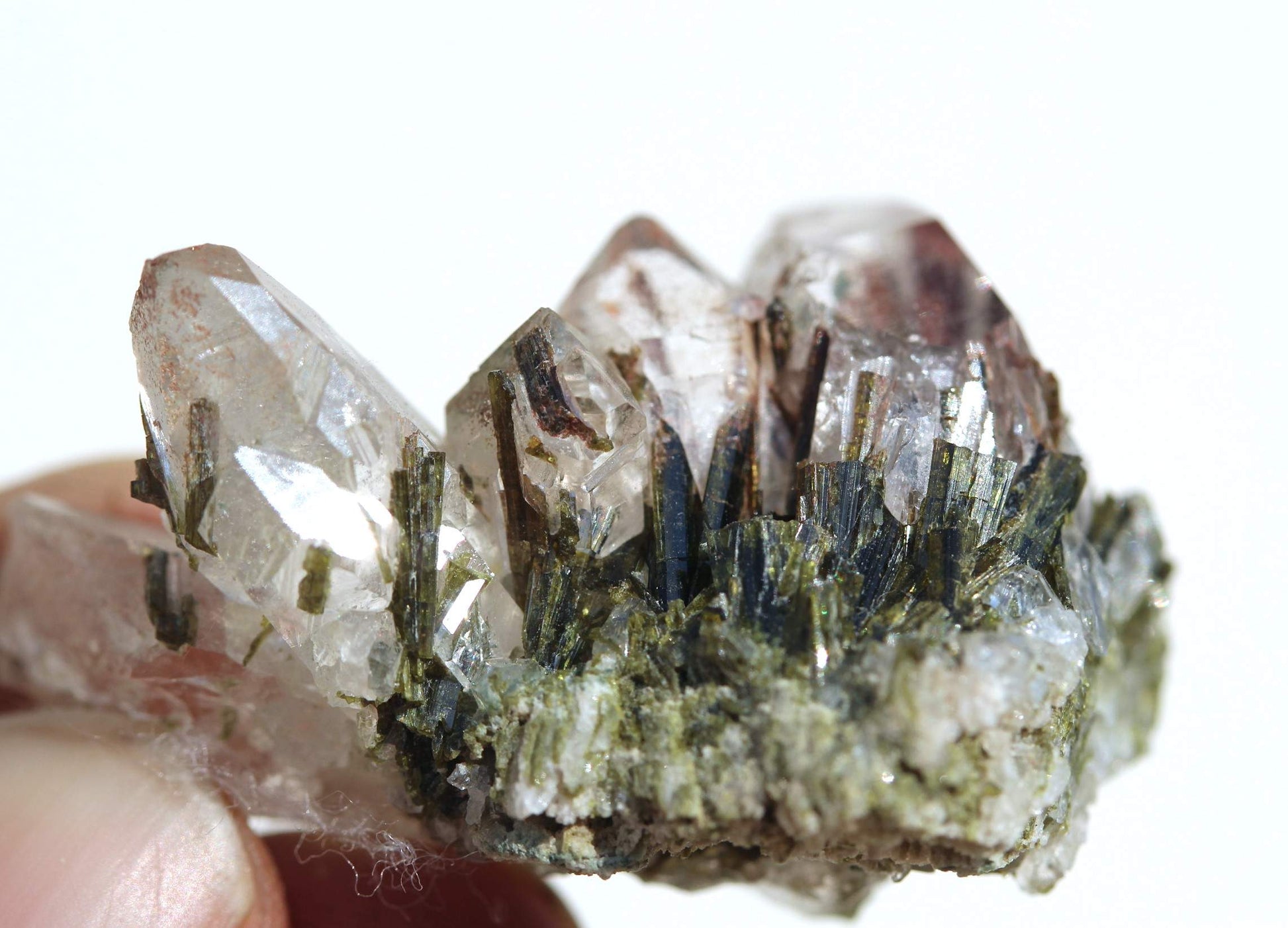 epidote with quartz crystal 4
