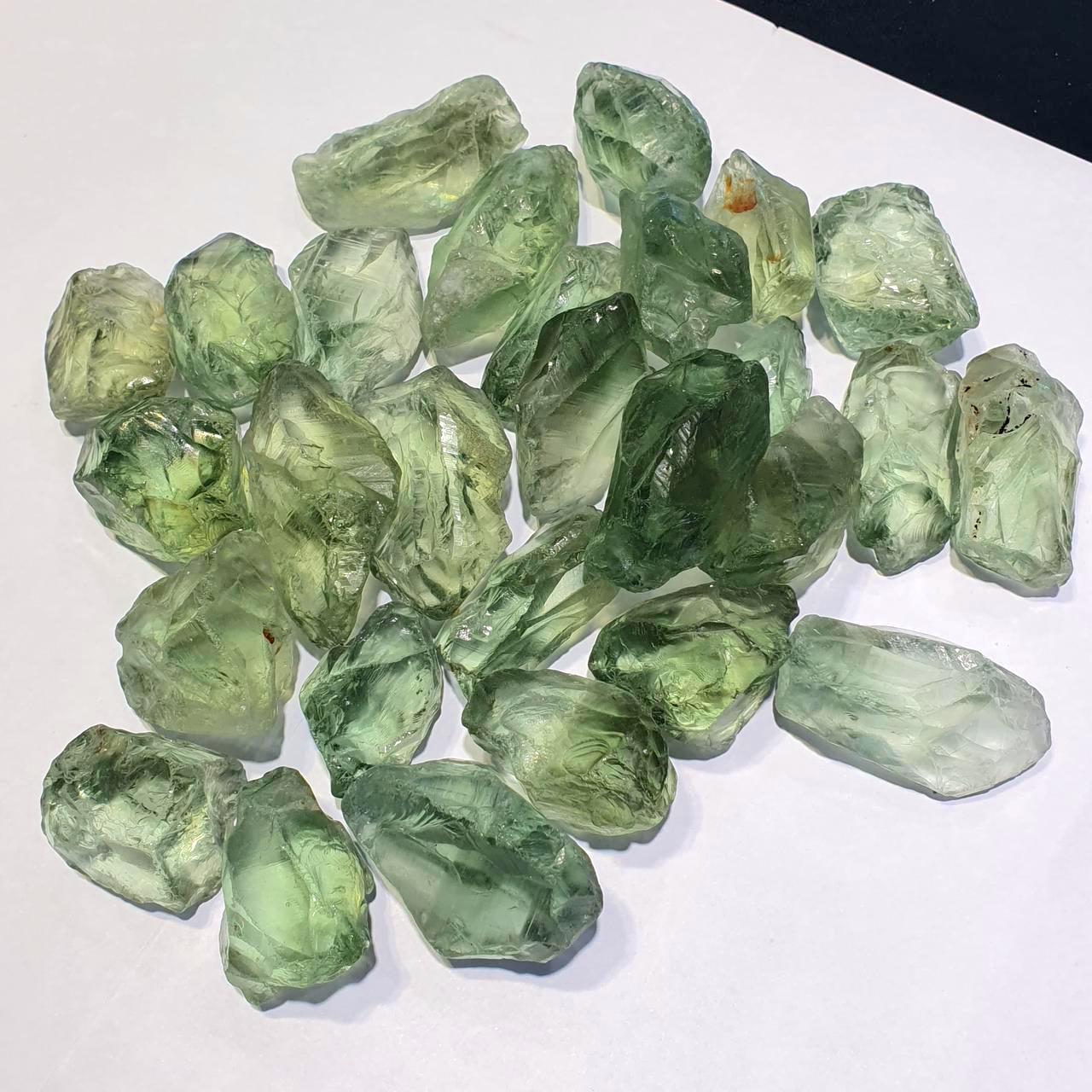 Deals on Natural Prasiolite Rough for Faceting | Green Amethyst Raw