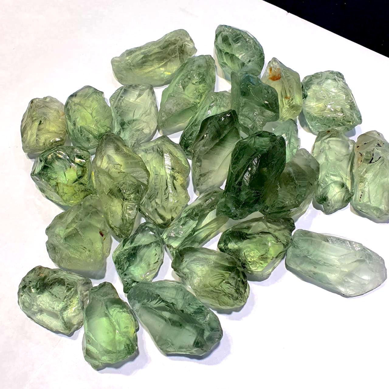 Deals on Natural Prasiolite Rough for Faceting | Green Amethyst Raw
