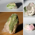 You May Like This Green Pink Tourmaline Crystals