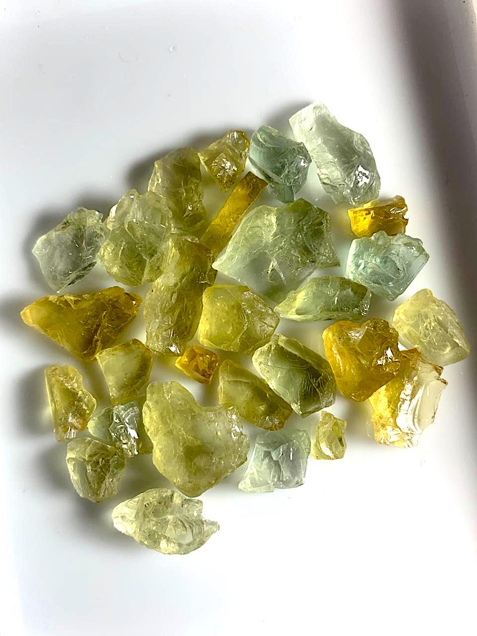 Heliodor Gem grade Rough for Cutting