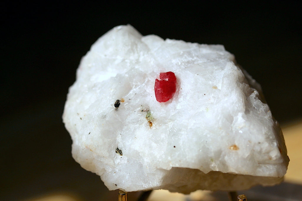 Hunza Valley spinel crystal specimen