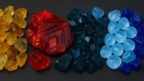 Natural Gemstones Faceting Rough