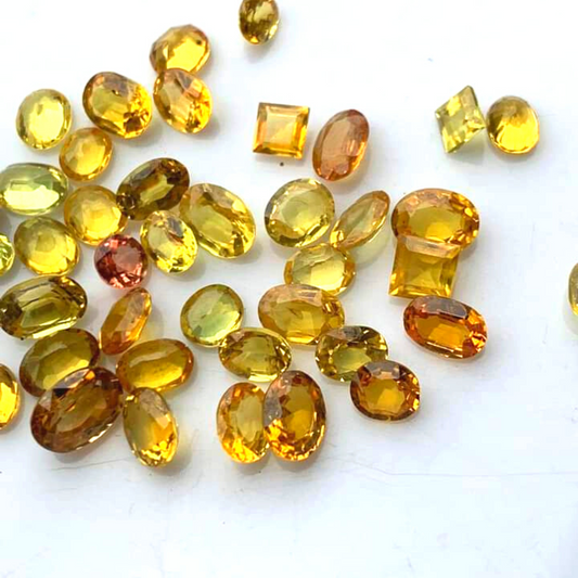 24.65 carats Yellow Sapphires Deal
