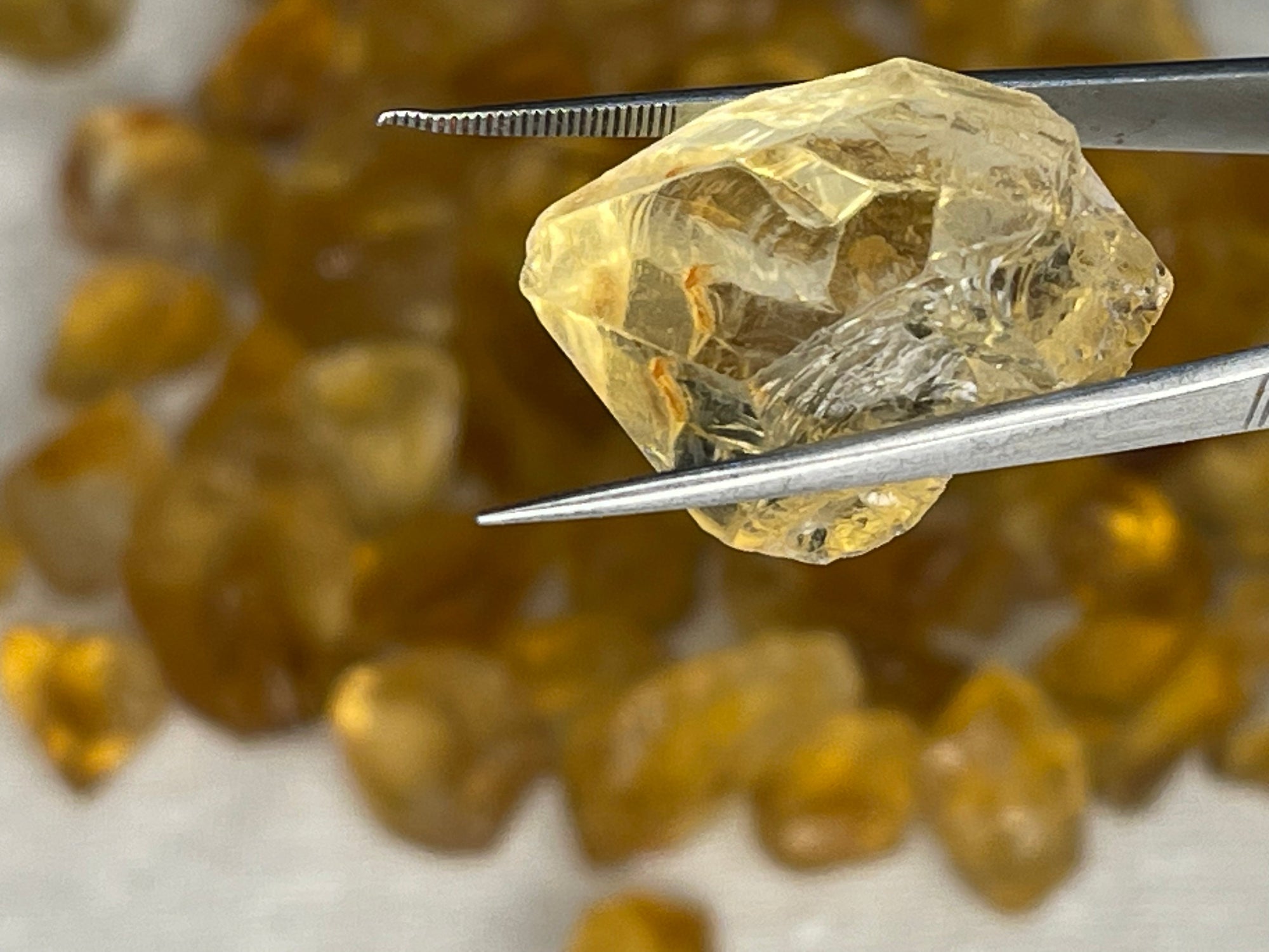 1 killo Rough Citrine Stones for Faceting | Facet grade Citrine Uncut Stones